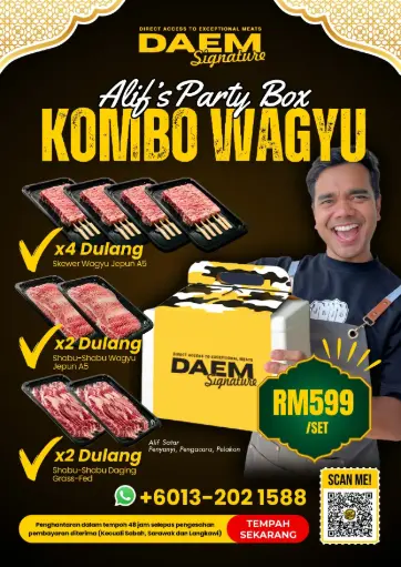 [60001] Alif's Party Box COMBO WAGYU